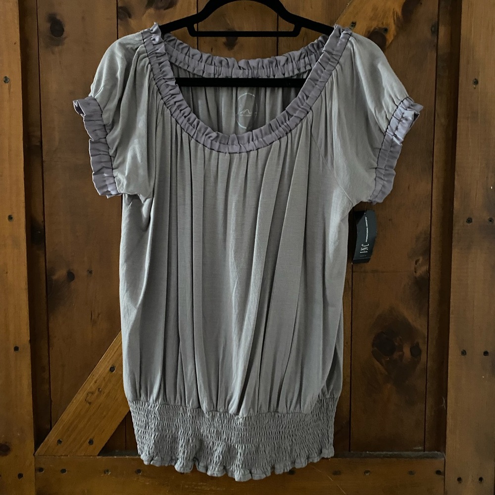 INC Taupe dress shirt